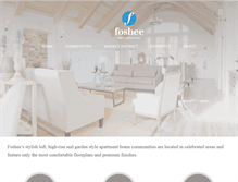 Tablet Screenshot of fosheeresidential.com